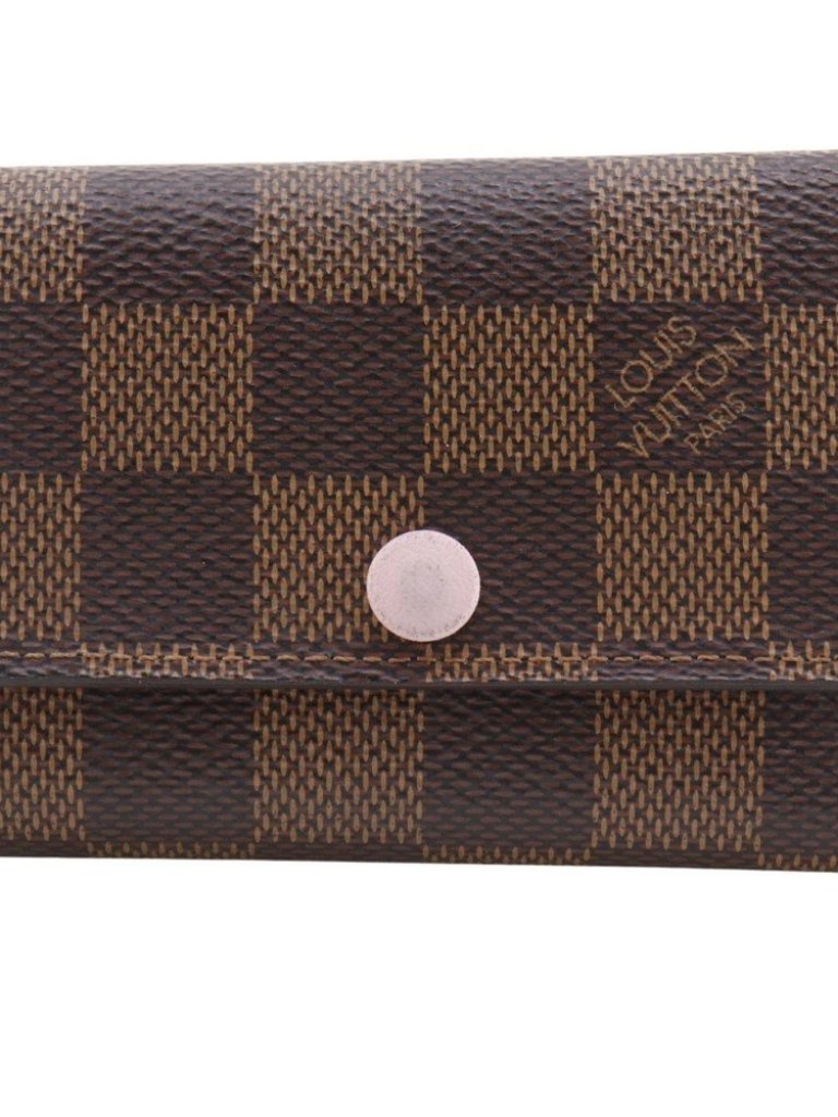 Louis Vuitton Multicles6 Key Holder N41624 Rose Valerine Brown Damier Can...